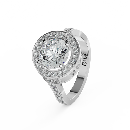 Dhalia 2 Carati in Oro bianco - undefined