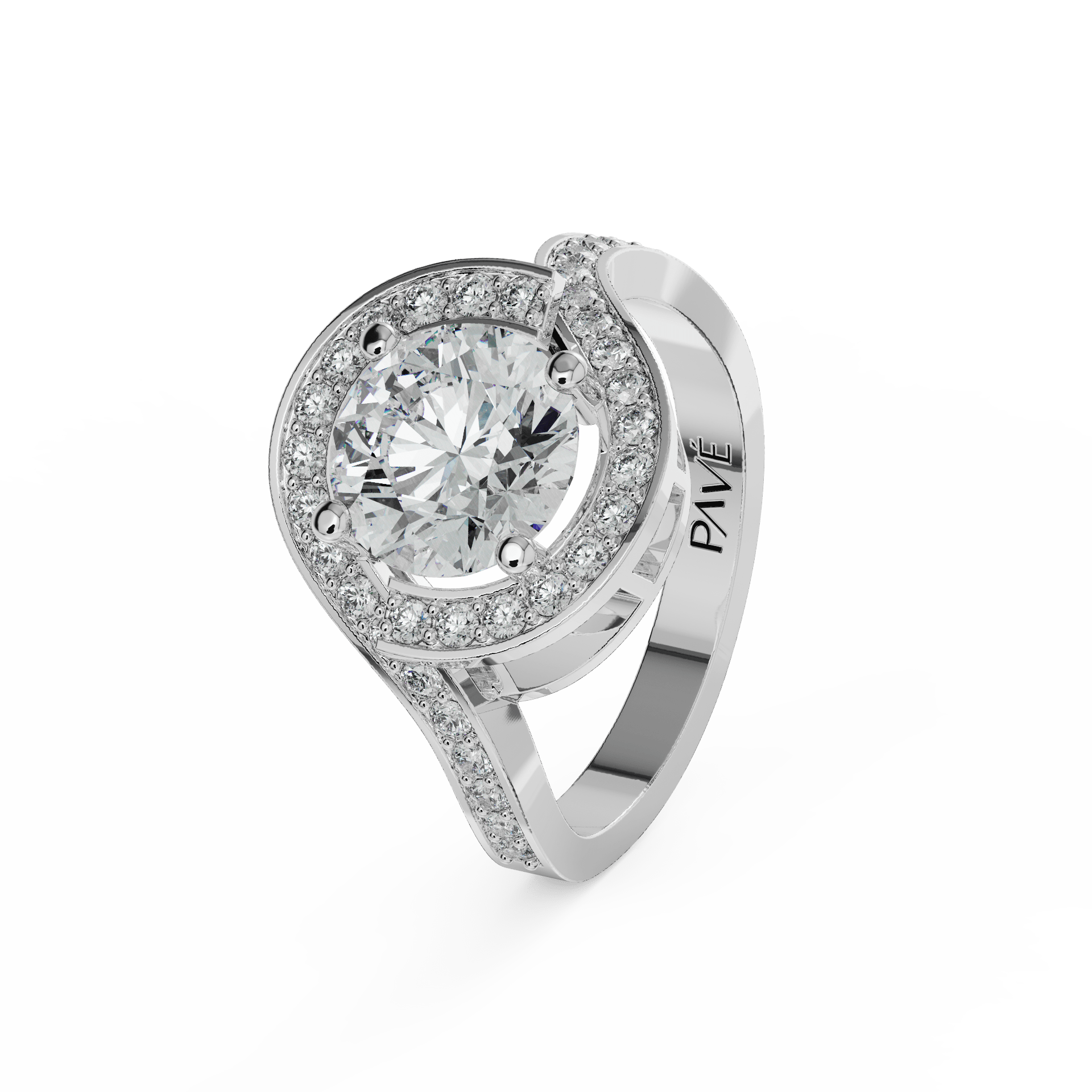 Dhalia 2 Carati in Oro bianco - undefined