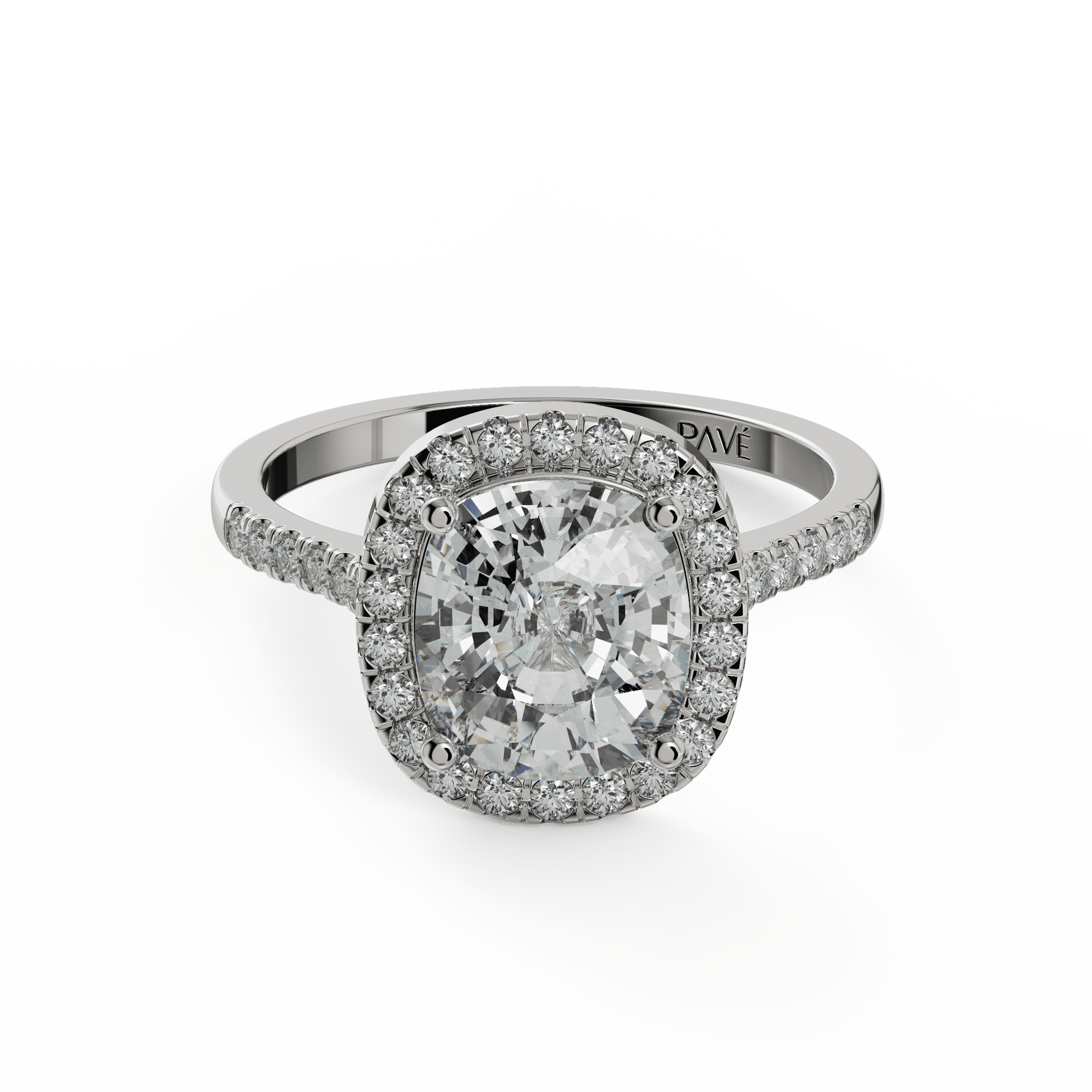 3 carat white gold diamond ring discount